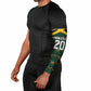 Afro-Jamaicans Football Custom Arm Sleeves Black Ethnic Motifs
