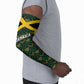 Afro-Jamaicans Football Custom Arm Sleeves Black Ethnic Motifs
