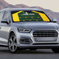 Afro-Jamaicans Football Custom Auto Sun Shade Black Ethnic Motifs