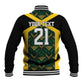Afro-Jamaicans Football Custom Baseball Jacket Black Ethnic Motifs