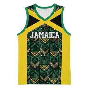 Afro-Jamaicans Football Custom Basketball Jersey Black Ethnic Motifs - African Pride