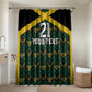 Afro-Jamaicans Football Custom Bathroom Set Black Ethnic Motifs