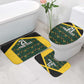 Afro-Jamaicans Football Custom Bathroom Set Black Ethnic Motifs