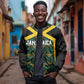 Afro-Jamaicans Football Custom Bomber Jacket Black Ethnic Motifs