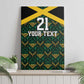 Afro-Jamaicans Football Custom Canvas Wall Art Black Ethnic Motifs