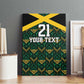 Afro-Jamaicans Football Custom Canvas Wall Art Black Ethnic Motifs