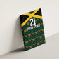 Afro-Jamaicans Football Custom Canvas Wall Art Black Ethnic Motifs