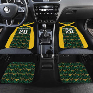 Afro-Jamaicans Football Custom Car Mats Black Ethnic Motifs