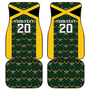 Afro-Jamaicans Football Custom Car Mats Black Ethnic Motifs