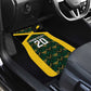 Afro-Jamaicans Football Custom Car Mats Black Ethnic Motifs