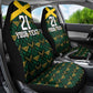 Afro-Jamaicans Football Custom Car Seat Cover Black Ethnic Motifs