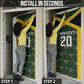 Afro-Jamaicans Football Custom Door Cover Black Ethnic Motifs