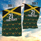 Afro-Jamaicans Football Custom Garden Flag Black Ethnic Motifs
