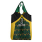 Afro-Jamaicans Football Custom Grocery Bag Black Ethnic Motifs