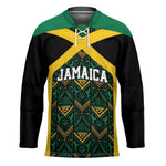 Afro-Jamaicans Football Custom Hockey Jersey Black Ethnic Motifs