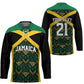Afro-Jamaicans Football Custom Hockey Jersey Black Ethnic Motifs