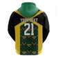 Afro-Jamaicans Football Custom Hoodie Black Ethnic Motifs
