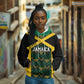 Afro-Jamaicans Football Custom Hoodie Black Ethnic Motifs