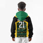 Afro-Jamaicans Football Custom Kid Hoodie Black Ethnic Motifs