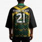 Afro-Jamaicans Football Custom Kimono Black Ethnic Motifs