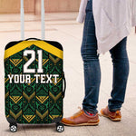 Afro-Jamaicans Football Custom Luggage Cover Black Ethnic Motifs