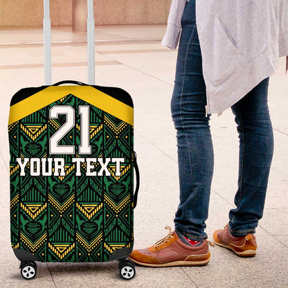 Afro-Jamaicans Football Custom Luggage Cover Black Ethnic Motifs