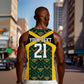 Afro-Jamaicans Football Custom Men Tank Top Black Ethnic Motifs
