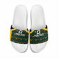 Afro-Jamaicans Football Custom Slide Sandals Black Ethnic Motifs
