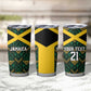 Afro-Jamaicans Football Custom Tumbler Cup Black Ethnic Motifs