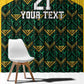 Afro-Jamaicans Football Custom Window Curtain Black Ethnic Motifs