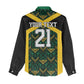 Afro-Jamaicans Football Custom Women Casual Shirt Black Ethnic Motifs LT9