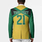 Afro-Jamaicans Football Custom Blazer Gold Ethnic Motifs