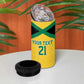 Afro-Jamaicans Football Custom 4 in 1 Can Cooler Tumbler Gold Ethnic Motifs