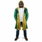Afro-Jamaicans Football Custom Cloak Gold Ethnic Motifs