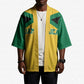 Afro-Jamaicans Football Custom Kimono Gold Ethnic Motifs