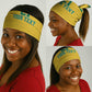 Afro-Jamaicans Football Custom Neck Gaiter Gold Ethnic Motifs LT9