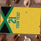 Afro-Jamaicans Football Custom Puzzle Gold Ethnic Motifs