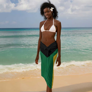 Afro-Jamaicans Football Custom Sarong Gold Ethnic Motifs