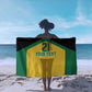 Afro-Jamaicans Football Custom Sarong Gold Ethnic Motifs