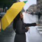 Afro-Jamaicans Football Custom Umbrella Gold Ethnic Motifs