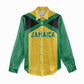 Afro-Jamaicans Football Custom Women Casual Shirt Gold Ethnic Motifs LT9