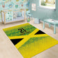 Afro-Jamaicans Custom Area Rug Reggae Boyz With Traditional Pattern