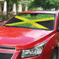 Afro-Jamaicans Custom Auto Sun Shade Reggae Boyz With Traditional Pattern