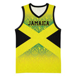 Afro-Jamaicans Custom Basketball Jersey Reggae Boyz With Traditional Pattern - African Pride