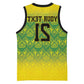 Afro-Jamaicans Custom Basketball Jersey Reggae Boyz With Traditional Pattern - African Pride