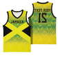 Afro-Jamaicans Custom Basketball Jersey Reggae Boyz With Traditional Pattern - African Pride