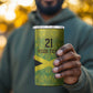 Afro-Jamaicans Custom 4 in 1 Can Cooler Tumbler Reggae Boyz With Traditional Pattern