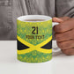 Afro-Jamaicans Custom Ceramic Mug Reggae Boyz With Traditional Pattern
