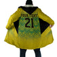 Afro-Jamaicans Custom Cloak Reggae Boyz With Traditional Pattern