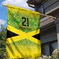 Afro-Jamaicans Custom Garden Flag Reggae Boyz With Traditional Pattern